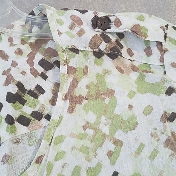 Linen button up blouse - Picture 4 of 7